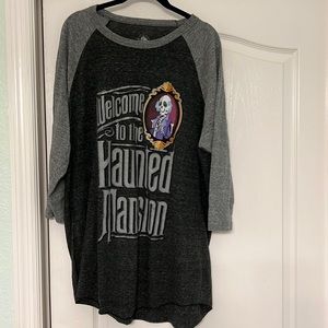 Disney Parks Haunted Mansion Raglan T-shirt XXL